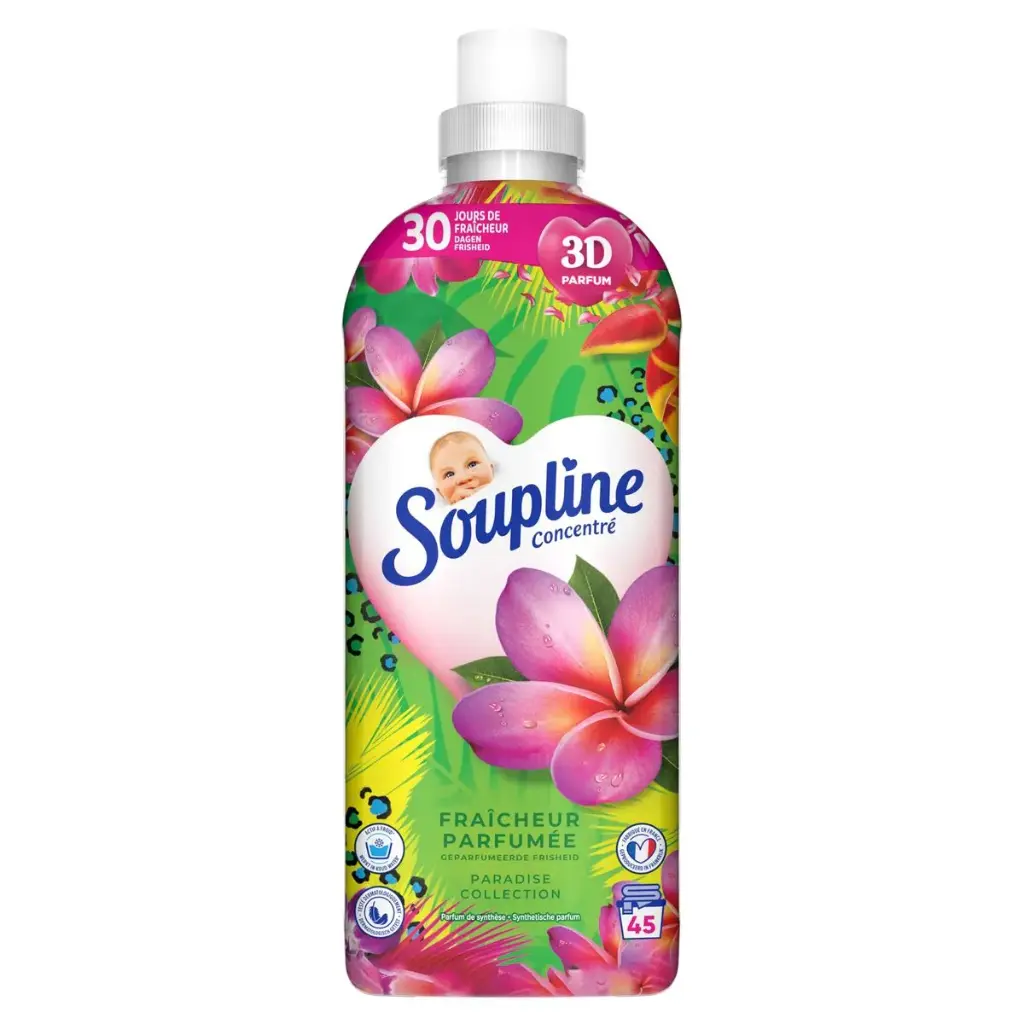Soupline Paradise Collection Adoucissant 45 Doses