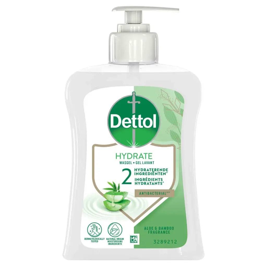 Dettol Antibactérien Aloe Vera Gel Lavant 250 Ml