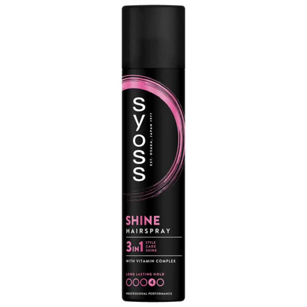 Syoss Shine & Hold Laque Spray 300 Ml