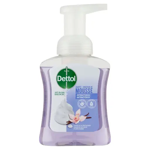 Dettol Vanille & Orchidée Savon Mousse 250 Ml
