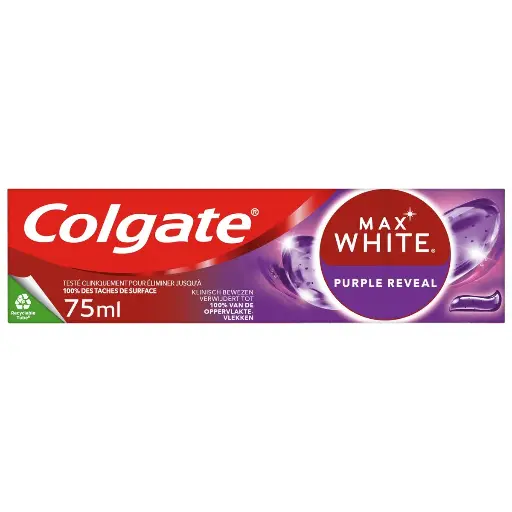 Colgate Max White Purple Reveal Dentifrice 75 Ml