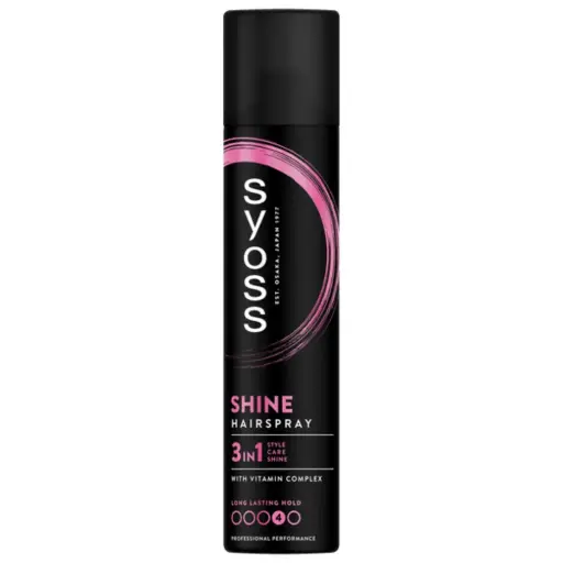 Syoss Shine & Hold Laque Spray 300 Ml